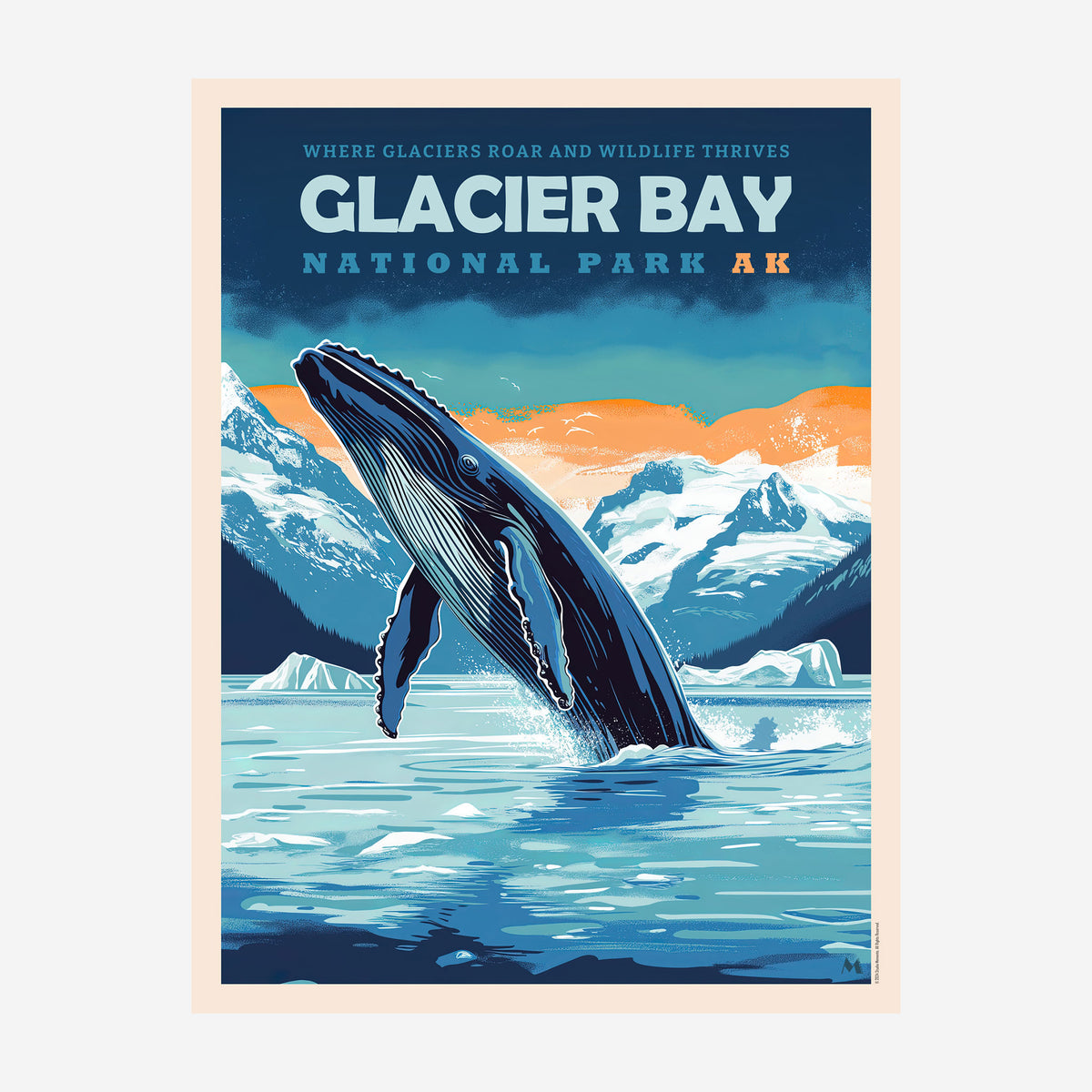 Glacier Bay National Park - Art Print