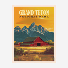 Grand Teton National Park - Art Print