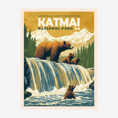 Katmai National Park - Art Print