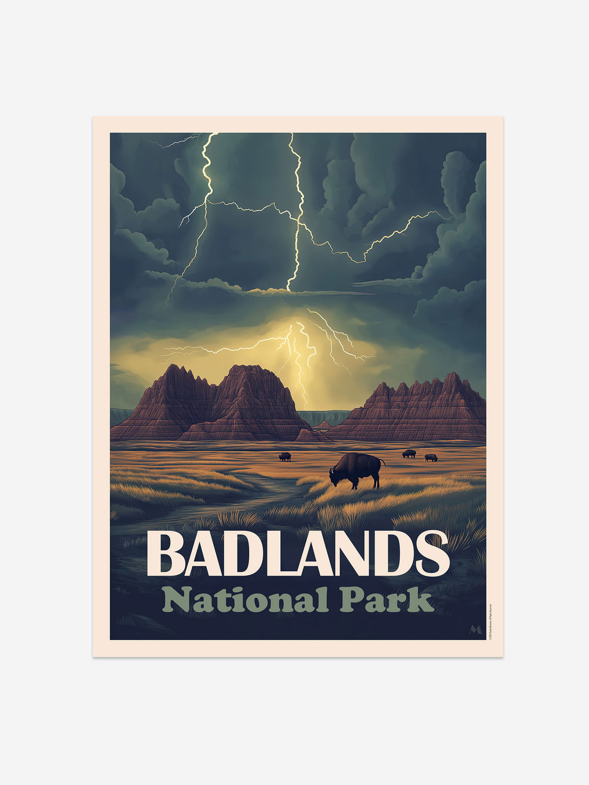 Badlands National Park - Art Print