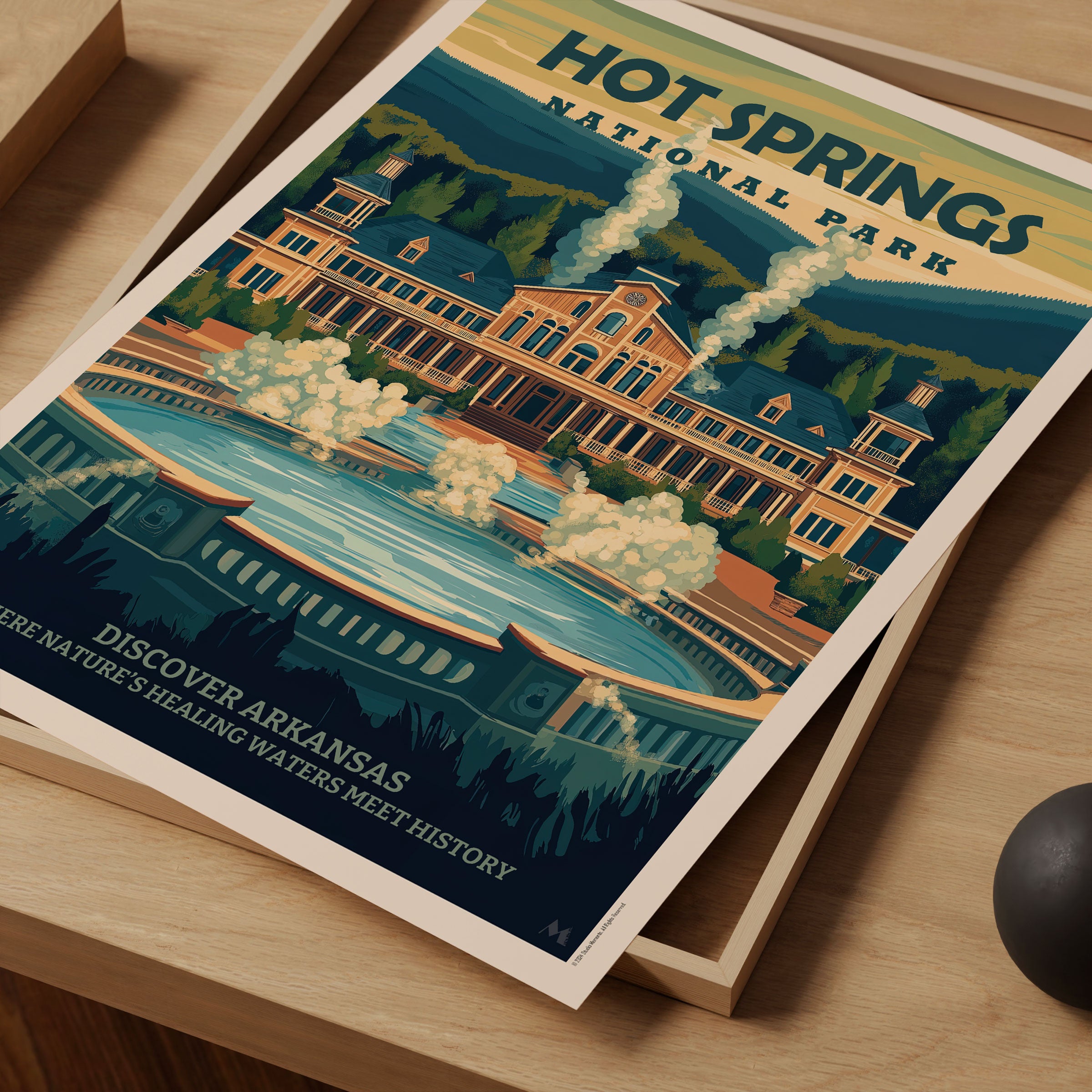 Hot Springs National Park - Art Print