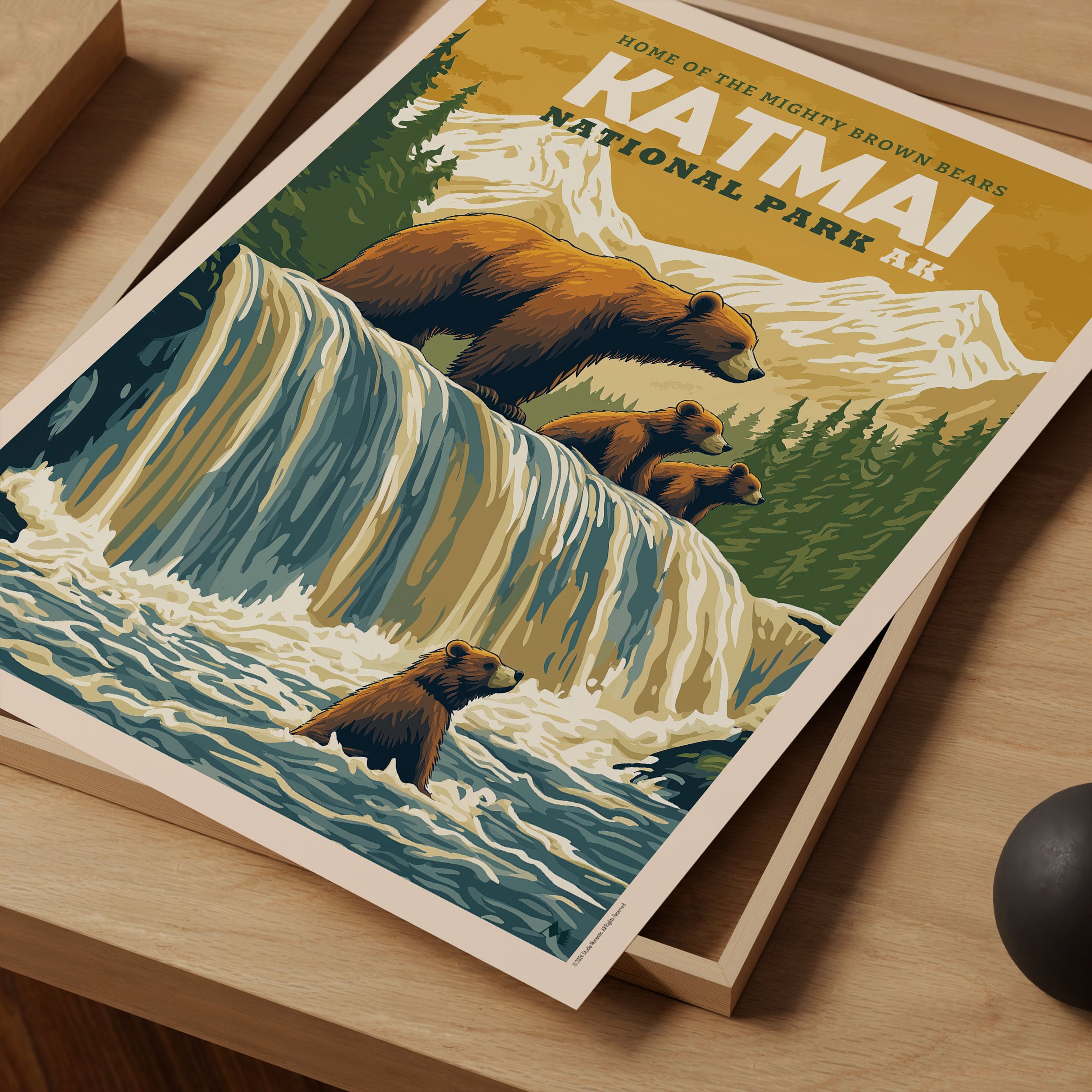 Katmai National Park - Art Print