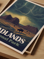 Badlands National Park - Art Print