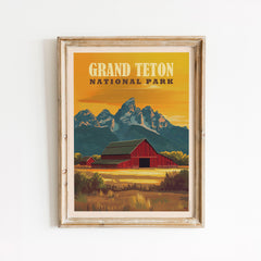 Grand Teton National Park - Art Print