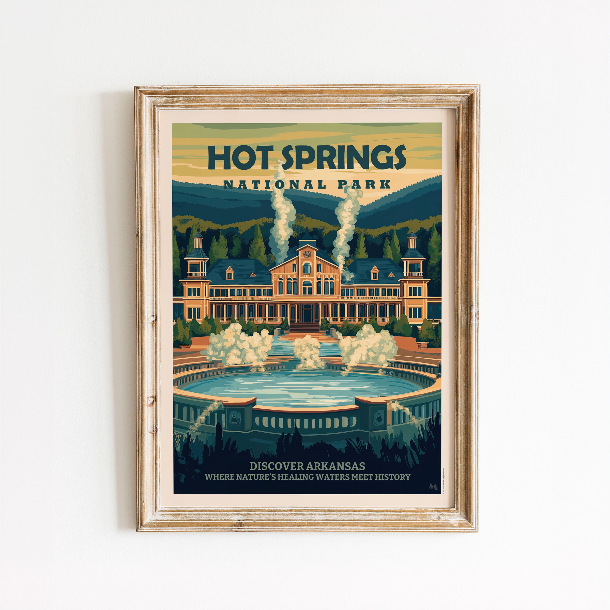 Hot Springs National Park - Art Print