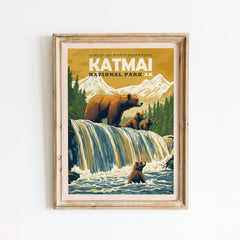 Katmai National Park - Art Print