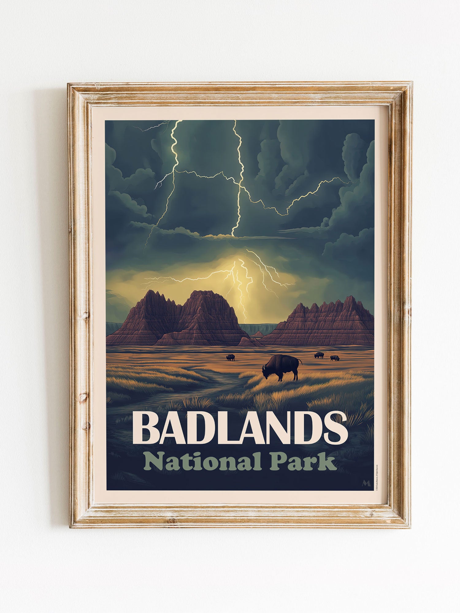 Badlands National Park - Art Print