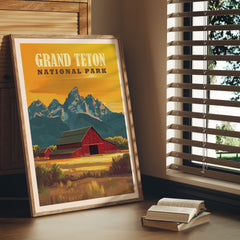 Grand Teton National Park - Art Print