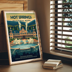 Hot Springs National Park - Art Print