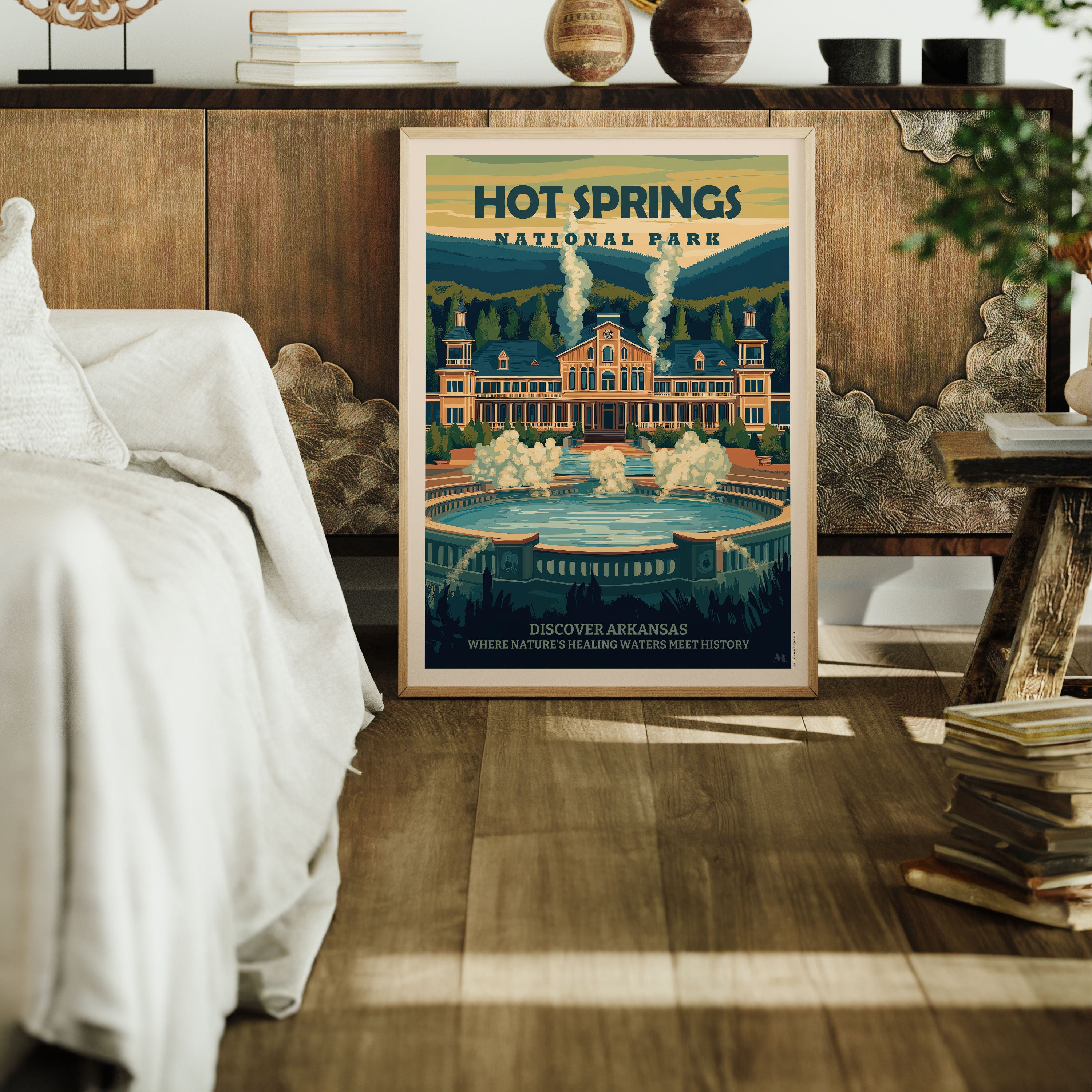 Hot Springs National Park - Art Print