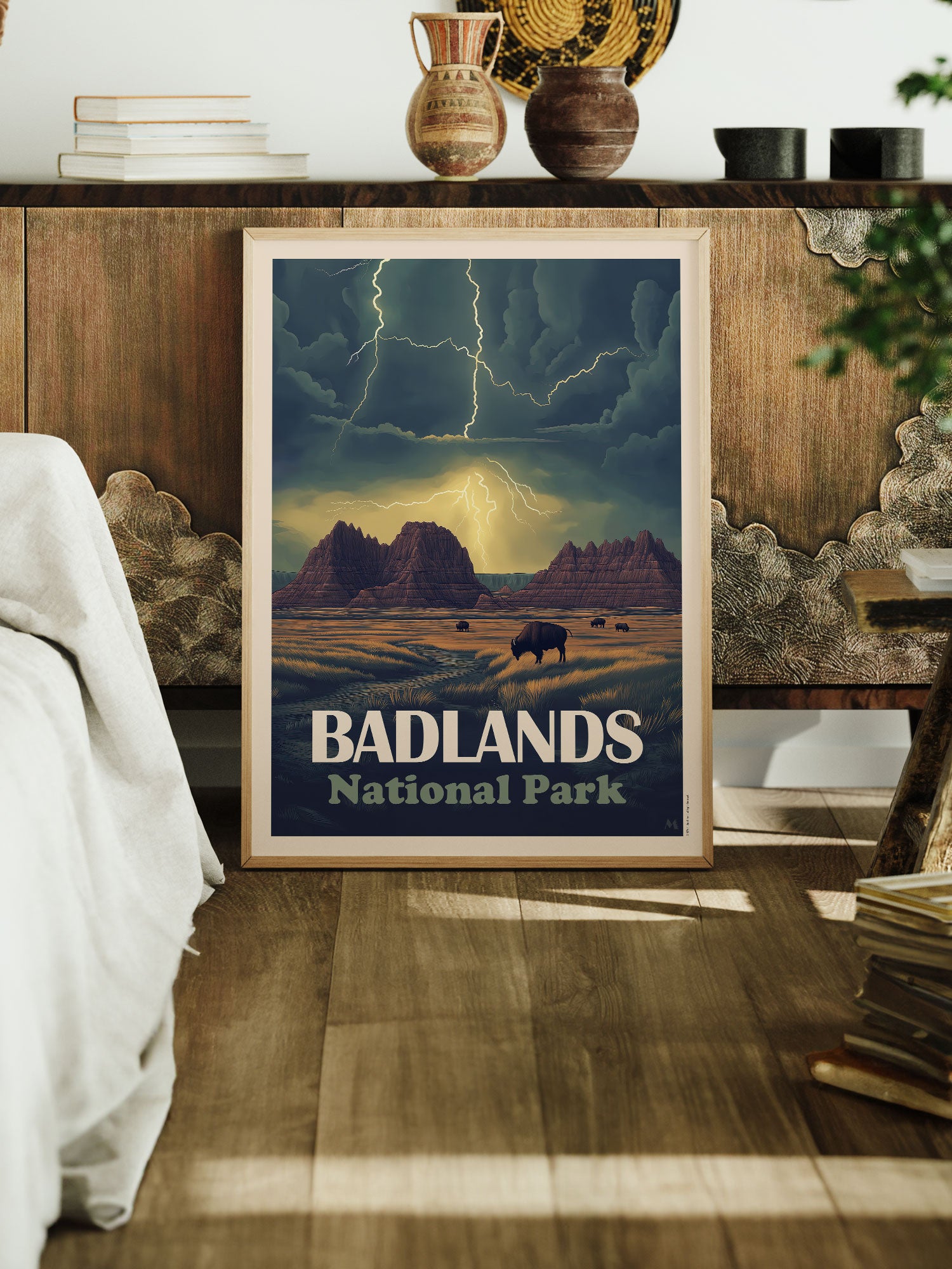 Badlands National Park - Art Print